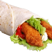 Spicy Chicken Wrap - With Meal